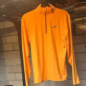 Brooks Vibrant Orange Long Sleeve Top